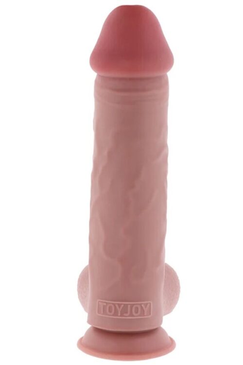 GET REAL – PENE REALÍSTICO DELUXE CON TESTÍCULOS EXTRA GRUESO 31 CM