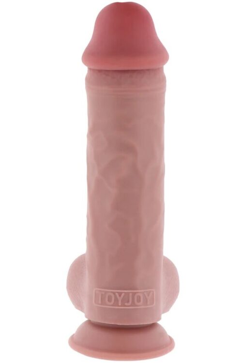 GET REAL – PENE REALÍSTICO DELUXE CON TESTÍCULOS EXTRA GRUESO 28 CM