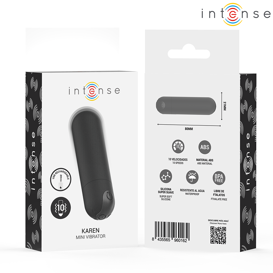 INTENSE - MINI BALA VIBRADORA RECARGABLE - Imagen 7