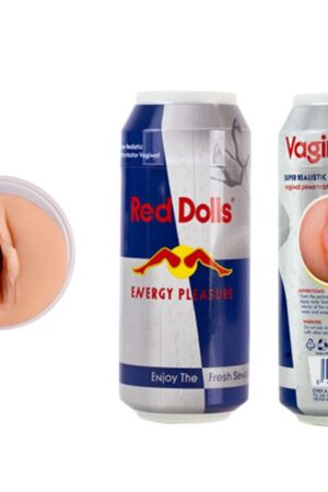 ALIVE - RED DOLL MASTURBADOR MASCULINO VAGINA LATA BEBIDA ENERGÉTICA