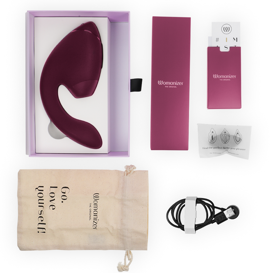 WOMANIZER - DUO NEXT ESTIMULADOR VIBRADOR DUAL CLÍTORIS & PUNTO·G ROSA - Imagen 5