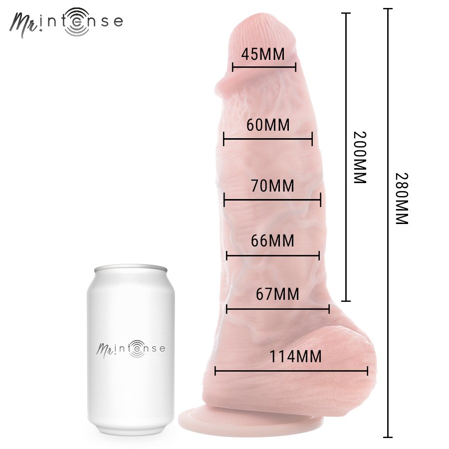 MR INTENSE - EXTRABIG SPENCER DILDO SILICONA 28 CM -Ø- 7.3 CM - Imagen 8
