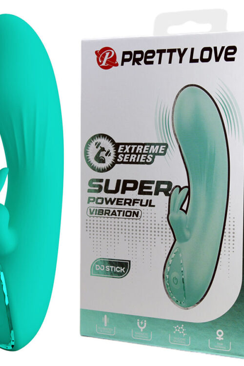 PRETTY LOVE- DJ STICK VIBRADOR PUNTO G TURQUESA