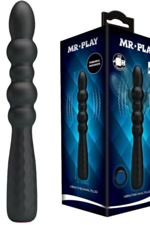 MR PLAY - PLUG ANAL FLEXIBLE CON VIBRACIÓN