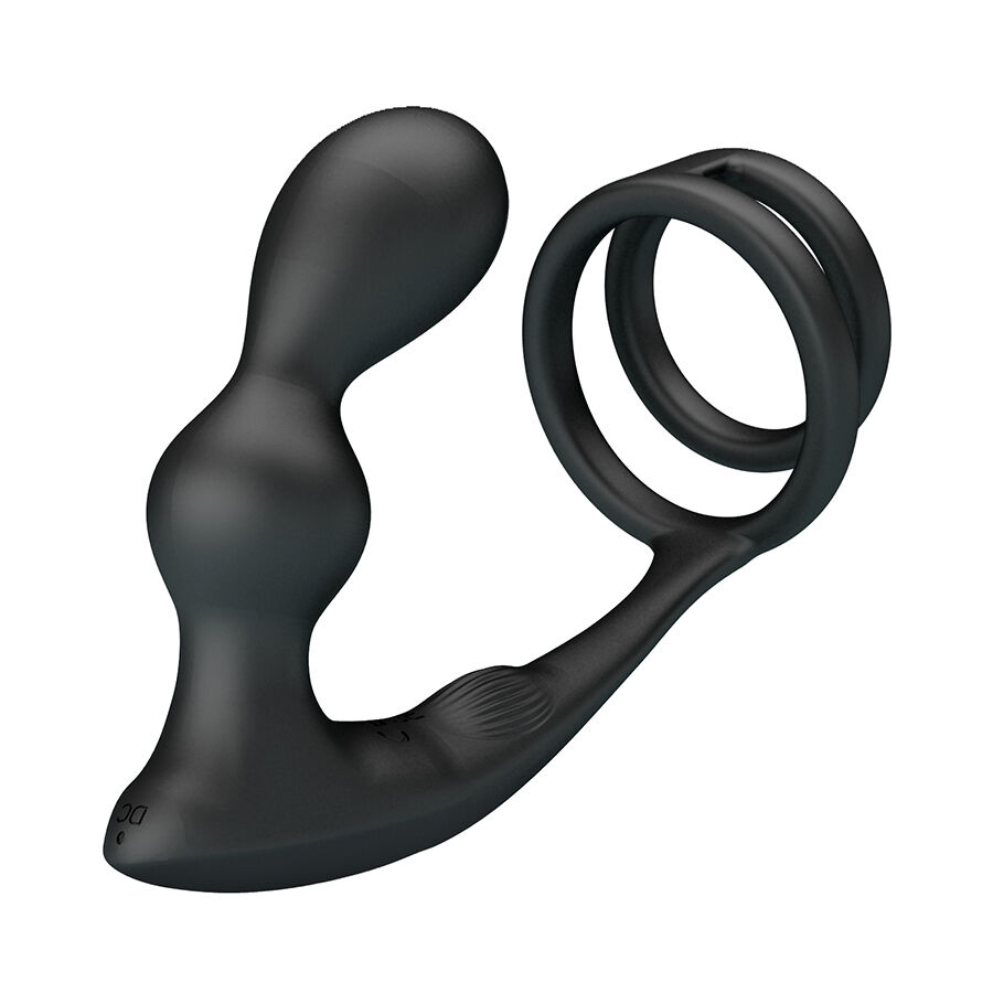 MR PLAY - ANILLO PARA PENE CON PLUG ANAL CON VIBRACIÓN CONTROL REMOTO - Imagen 3