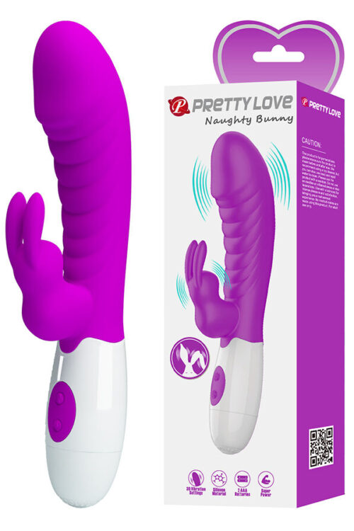 PRETTY LOVE – NAUGHTY BUNNY VIBRADOR MORADO