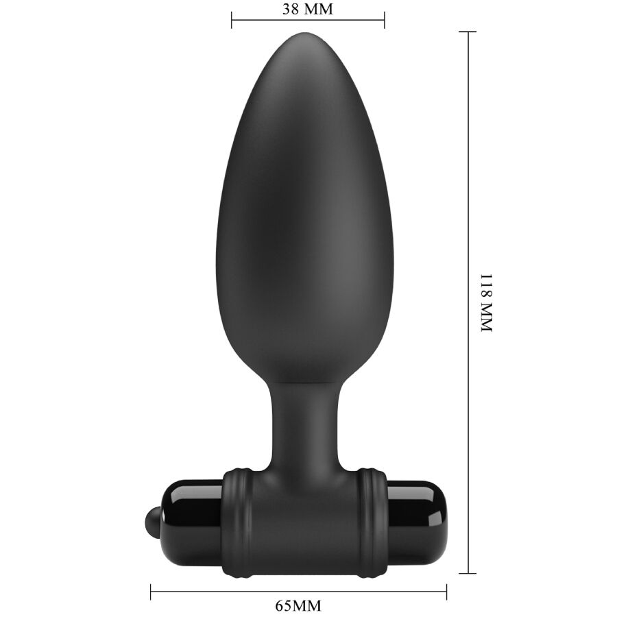 MR PLAY - PLUG ANAL SUPER POWER CON VIBRACIÓN - Imagen 9