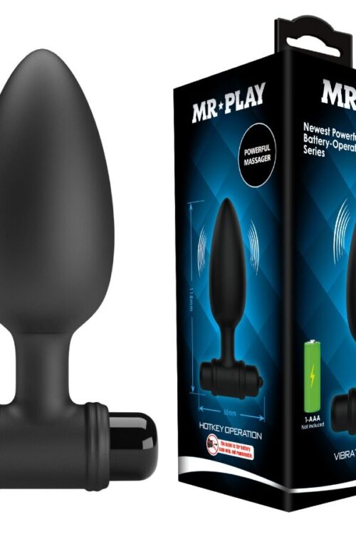 MR PLAY – PLUG ANAL SUPER POWER CON VIBRACIÓN