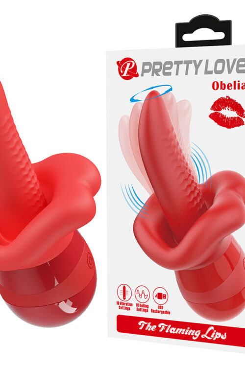 PRETTY LOVE – OBELIA LENGUA MASTURBADORA CON MOVIMIENTO ORBITAL