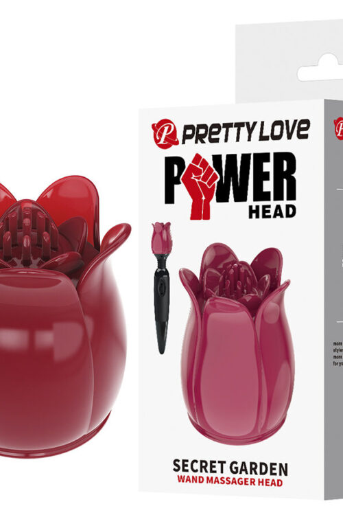 PRETTY LOVE – SECRET GARDEN CABEZAL MASAJEADOR ROSA