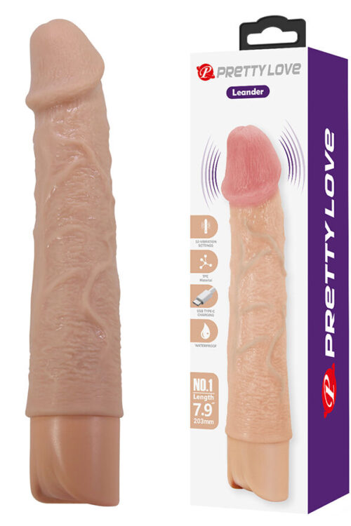 PRETTY LOVE – LEANDER VIBRADOR REALÍSTICO FLEXIBLE
