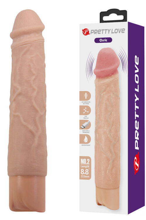 PRETTY LOVE – OSRIC VIBRADOR REALÍSTICO FLEXIBLE