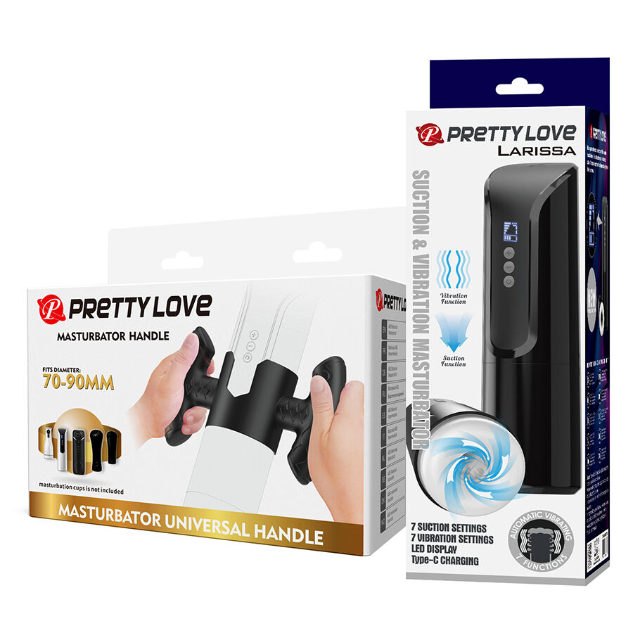 PRETTY LOVE - LARISSA MASTURBADOR SUCCIONADOR CON VIBRACIÓN + SUJECIÓN - Imagen 10