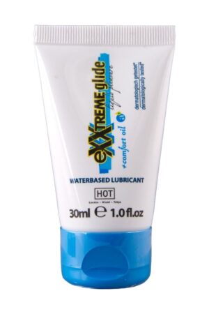 HOT - EXXTREME GLIDE LUBRICANTE BASE AGUA + ACEITE CONFORT A+ 30 ML