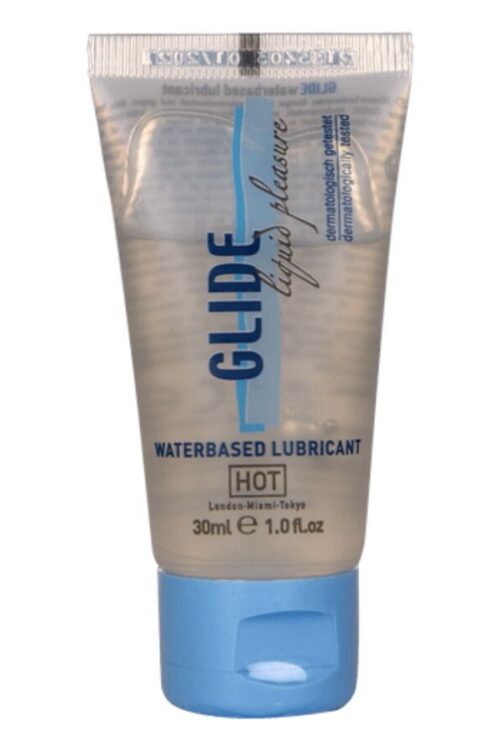 HOT – GLIDE LIQUID PLEASURE LUBRICANTE BASE AGUA 30 ML
