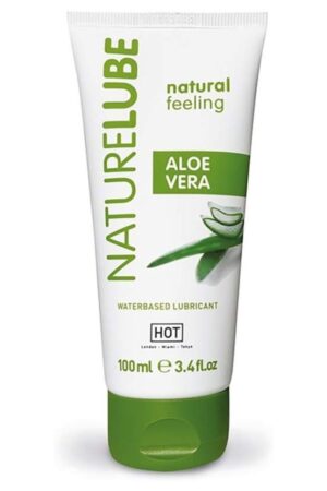 HOT - NATURE LUBE LUBRICANTE BASE AGUA ALOE VERA 100 ML