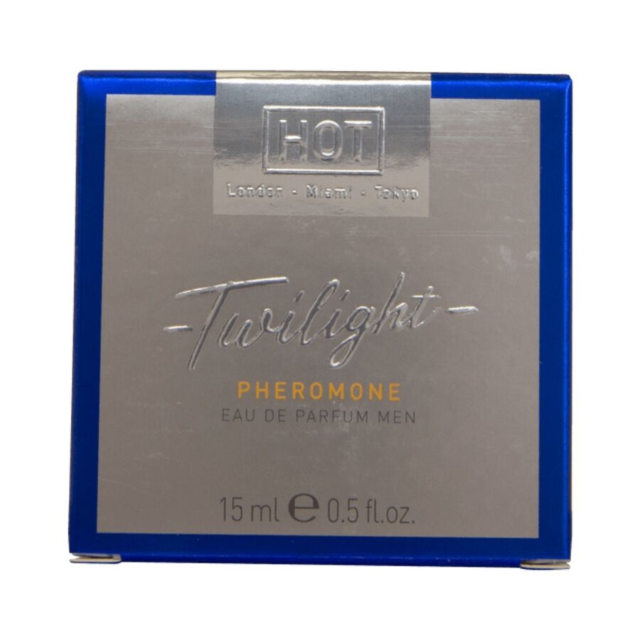 HOT - TWILIGHT PERFUME CON FEROMONAS HOMBRE 15 ML - Imagen 3