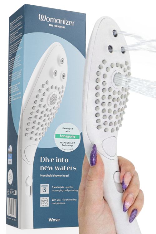 WOMANIZER – WAVE CABEZAL DE DUCHA ESTIMULADOR DE CLITORÍS BLANCO