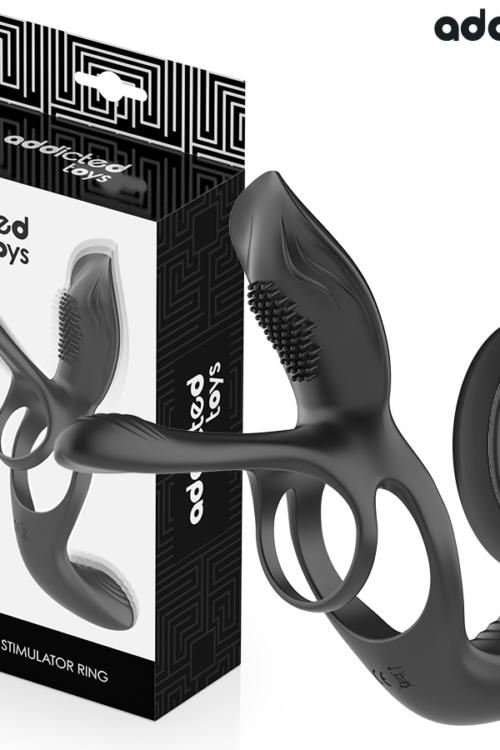 ADDICTED TOYS – ANILLO DOBLE PARA EL PENE CON ESTIMULADOR DE CLÍTORIS