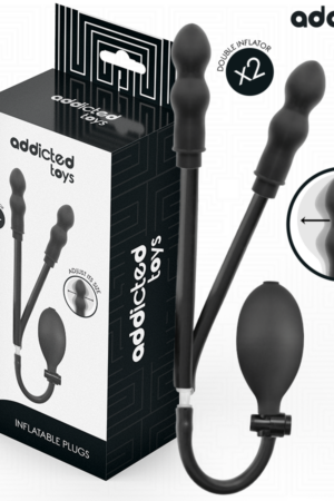ADDICTED TOYS - PLUG ANAL DOBLE INFLABLE MODELO 1