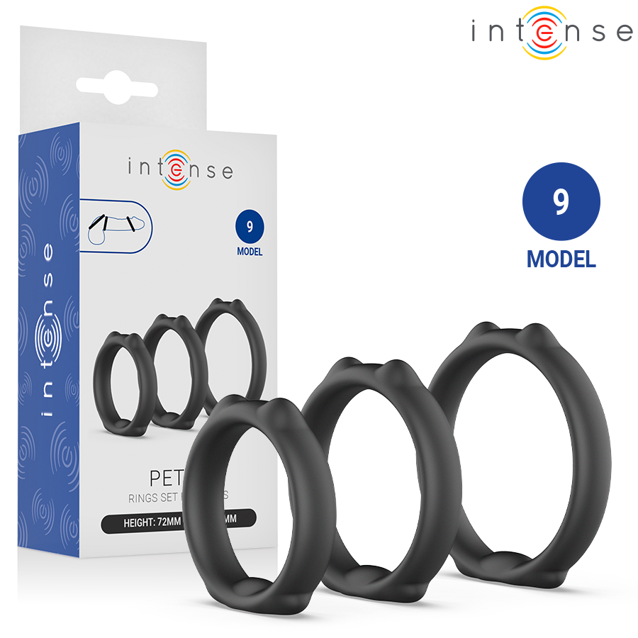 INTENSE – PETER SET DE 3 ANILLOS MODELO 9