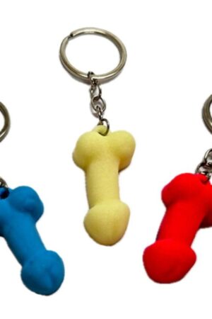 DIABLO PICANTE - LLAVERO PENE SILICONA SURTIDOS COLOR FOSFORESCENTE