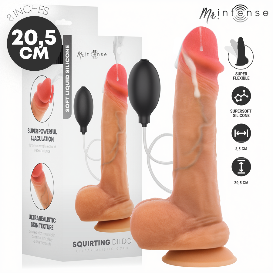 MR INTENSE – DANNY DILDO EYACULADOR 20.5 CM -Ø- 4 CM