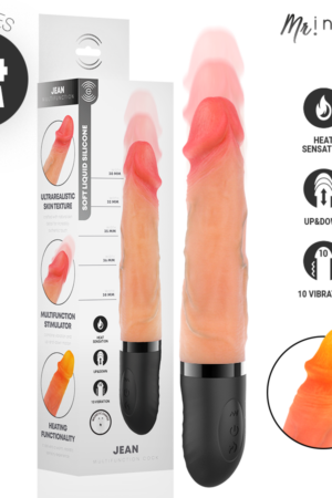 MR INTENSE - JEAN VIBRADOR UP&DOWN CON EFECTO CALOR 24 CM -Ø- 3.8 CM