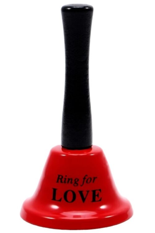 DIABLO PICANTE – CAMPANA DE MANO ‘RING FOR LOVE’ COLOR ROJO