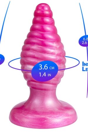 SILEXD - CHERRY PLUG ANAL FANTASY SILICONA LIQUIDA TERMOREACTIVO ROSA 9.2 CM