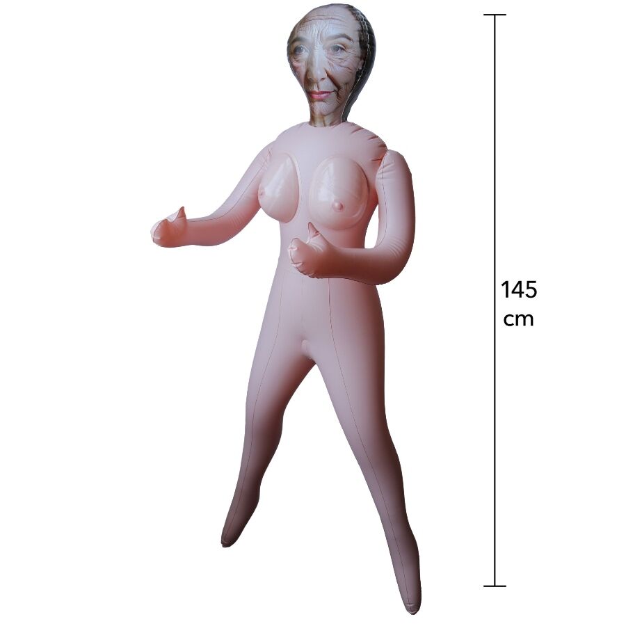 HIDDEN DESIRE - HORNY GRANNY MUÑECA INFLABLE 145 CM - Imagen 2