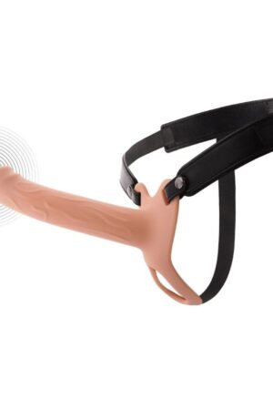 HIDDEN DESIRE - INFERNO STRAP-ON FUNDA PARA PENE CON VIBRACIÓN 20 CM