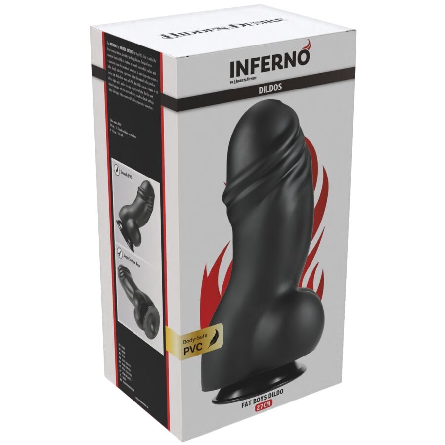 HIDDEN DESIRE - INFERNO FAT BOYS DILDO 27 CM - Imagen 4
