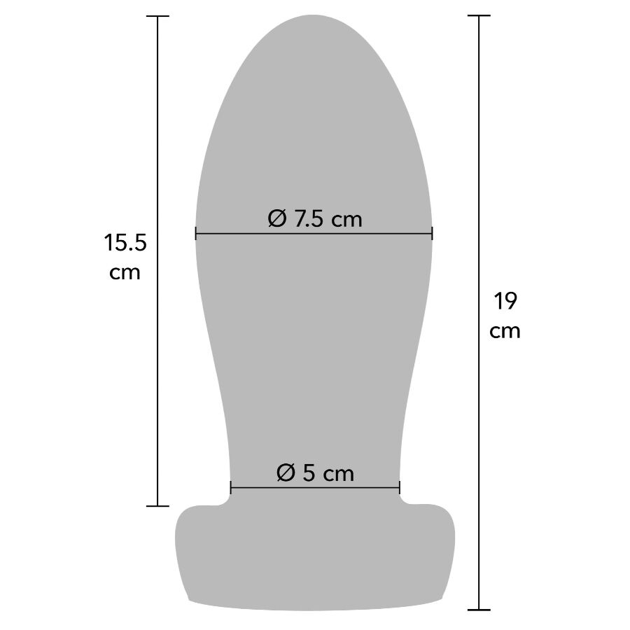 HIDDEN DESIRE - EXTREME HEAVY STRETCHER PLUG ANAL XL - Imagen 3