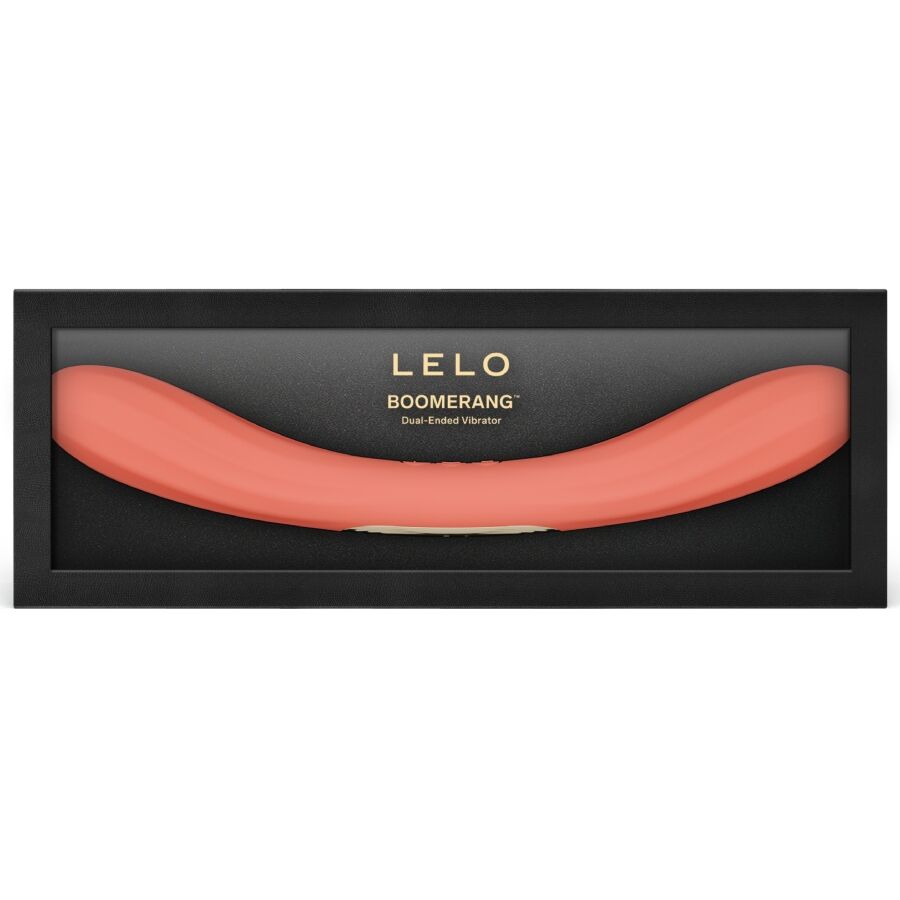 LELO - BOOMERANG VIBRADOR DE DOBLE EXTREMO ROJO CORAL - Imagen 5