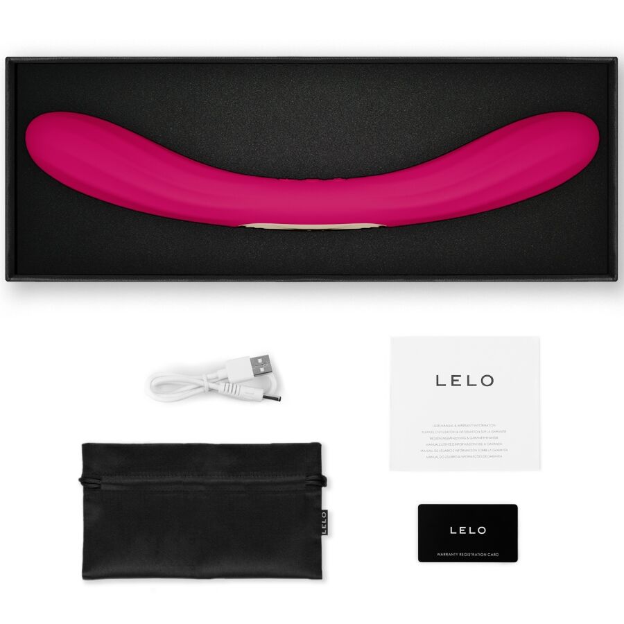 LELO - BOOMERANG VIBRADOR DE DOBLE EXTREMO CEREZA - Imagen 5