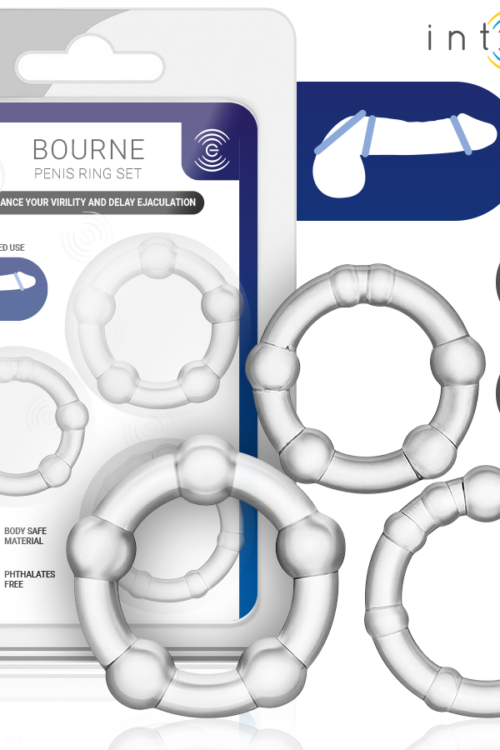 INTENSE – BOURNE SET DE 3 ANILLOS