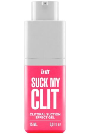 INTT - SUCK MY CLIT GEL EFECTO SUCCIÓN FRESAS SILVESTRES 15 ML