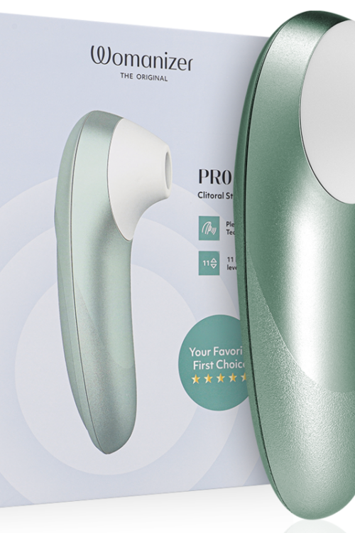WOMANIZER – PRO VIBRANT ESTIMULADOR DE CLÍTORIS VERDE SALVIA