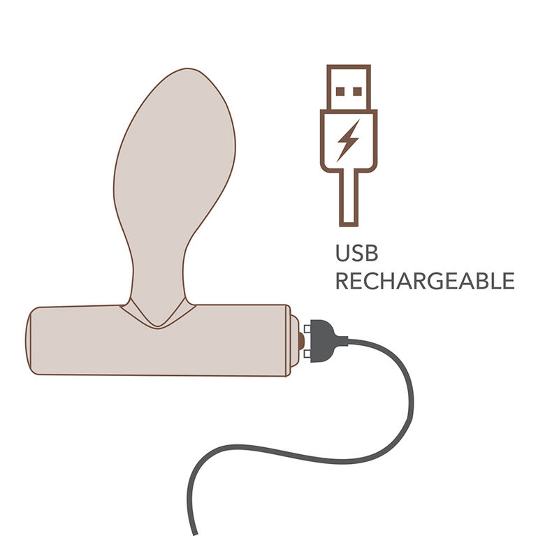 ROCKS-OFF - NOVA ORBITAL PREMIUM PLUG ANAL RECARGABLE 16 FUNCIONES AZUL - Imagen 6