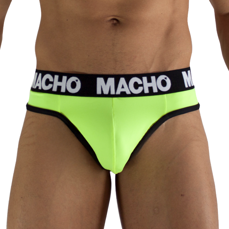 MACHO - MTG001 TANGA AMARILLO FLUOR S - Imagen 4