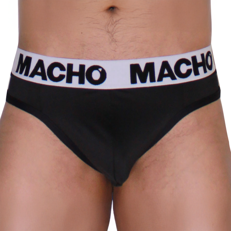 MACHO – MTG002 TANGA NEGRO/NEGRO S