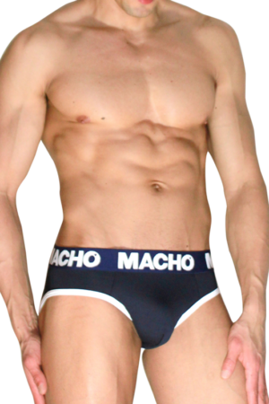 MACHO - MCH008 SLIP CLÁSICO AZUL MARINO M
