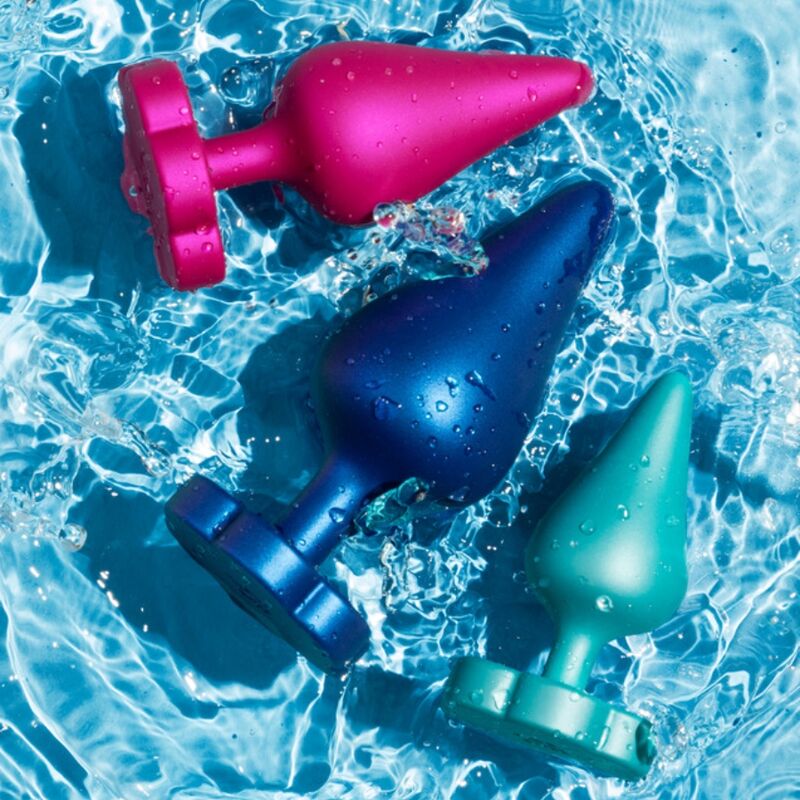 ROMP - LUSTER KIT DE ENTRENAMIENTO ANAL S/M/L CON BASE EN FORMA DE FLOR - Imagen 3