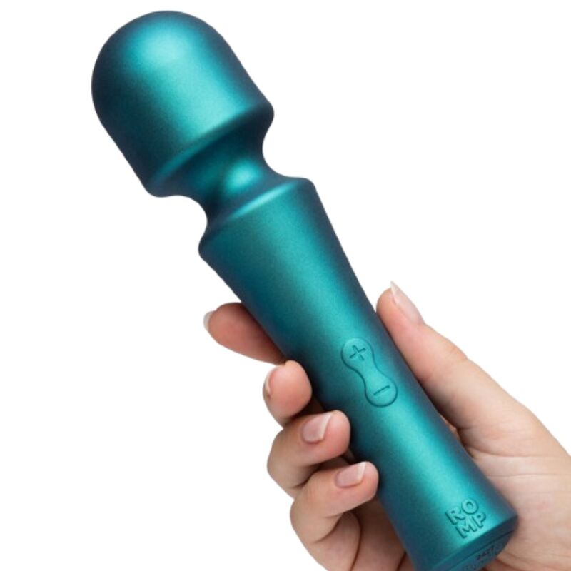 ROMP - PRESTO MINI WAND VIBRADOR CABEZAL FLEXIBLE VERDE - Imagen 2