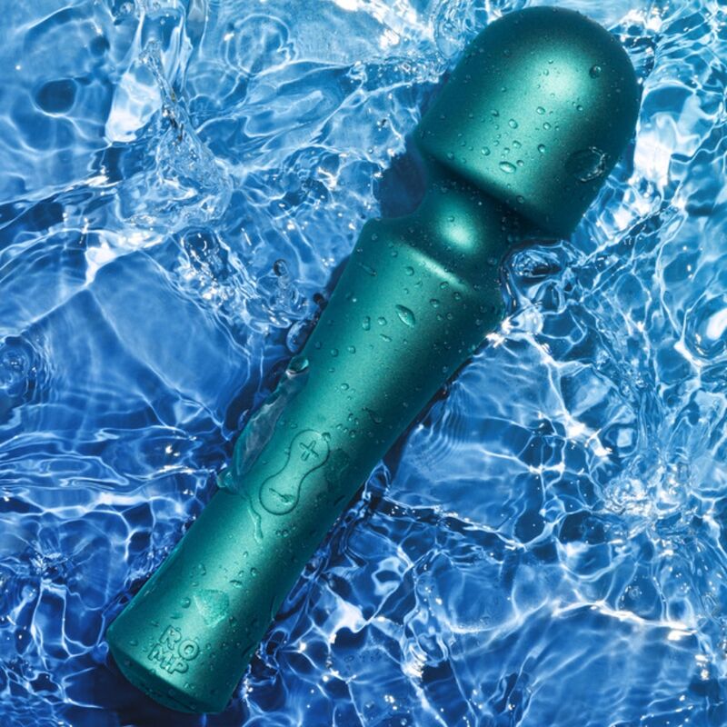 ROMP - PRESTO MINI WAND VIBRADOR CABEZAL FLEXIBLE VERDE - Imagen 10