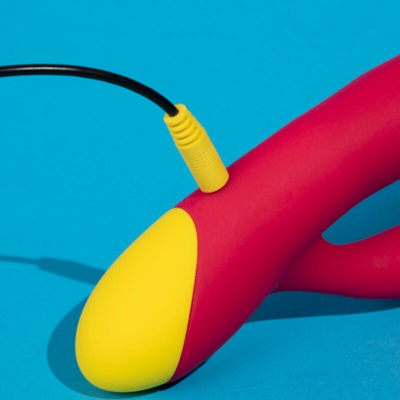 ROMP - JAZZ VIBRADOR RABBIT RECARGABLE ROJO - Imagen 9