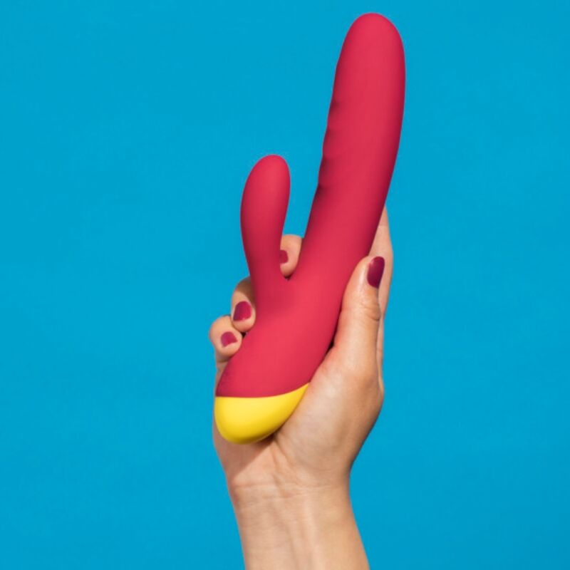 ROMP - JAZZ VIBRADOR RABBIT RECARGABLE ROJO - Imagen 4