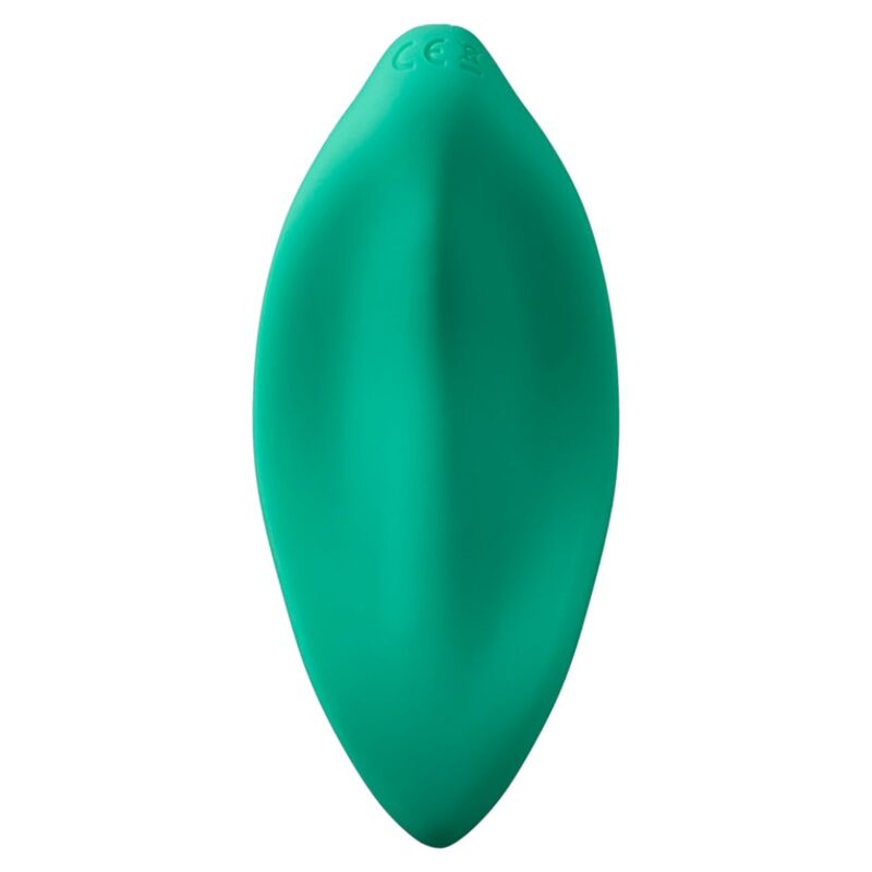 ROMP - WAVE VIBRADOR ESTIMULADOR DE CLÍTORIS FORMA ERGONÓMICA VERDE AGUA - Imagen 4