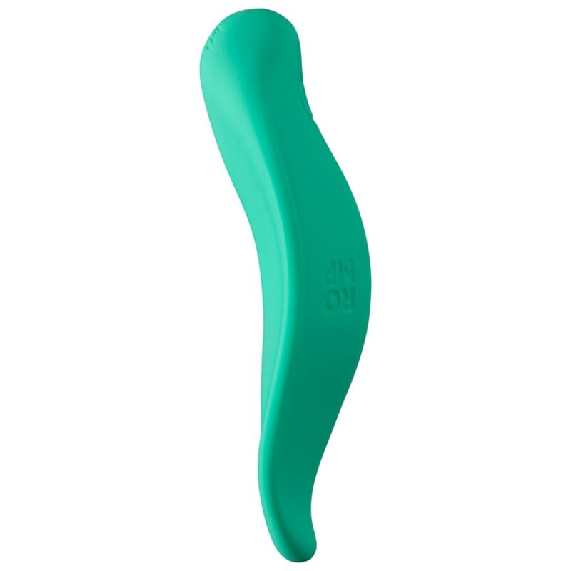 ROMP - WAVE VIBRADOR ESTIMULADOR DE CLÍTORIS FORMA ERGONÓMICA VERDE AGUA - Imagen 7